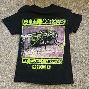 City Morgue My Bloody America Tour T Shirt 
Grey Day $uicideboy$ RARE